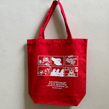 画像をギャラリービューアに読み込む, RECORD SHOP rare groove Original Small Tote Bag (Red)